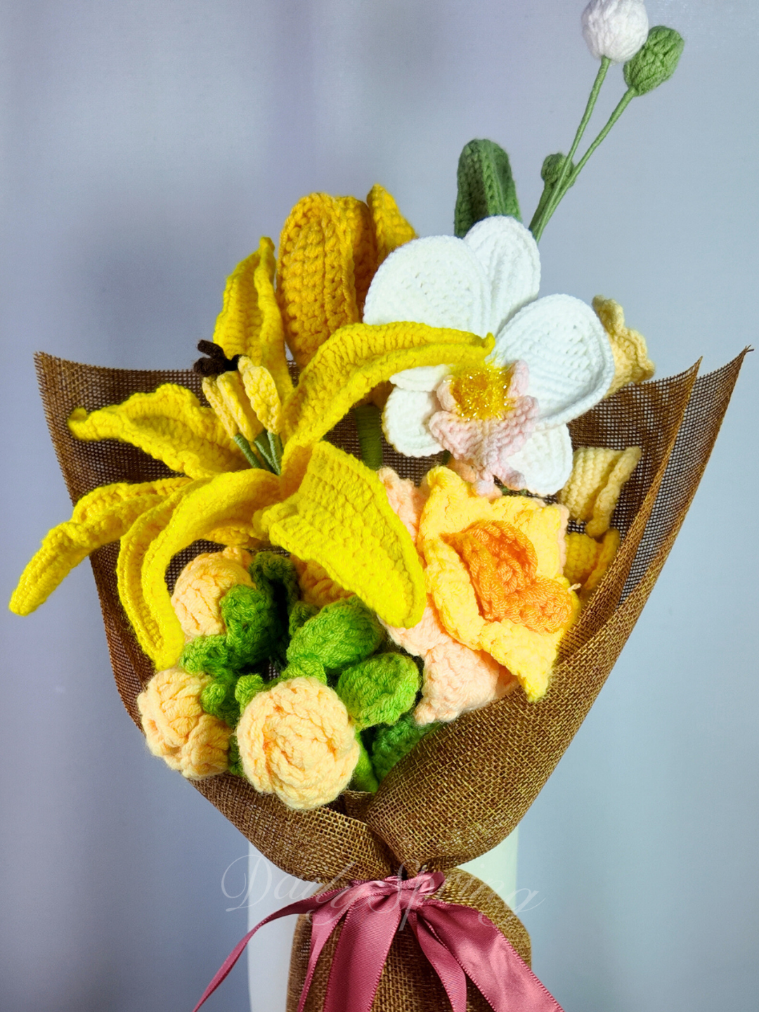 Blossoming Heart Bouquet - Yellow