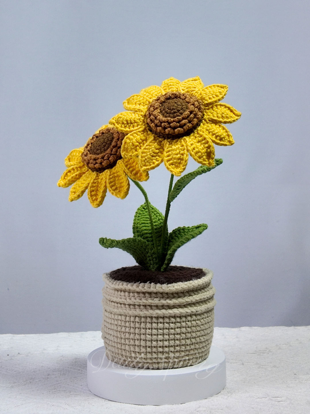 Double Sunflowers Pot