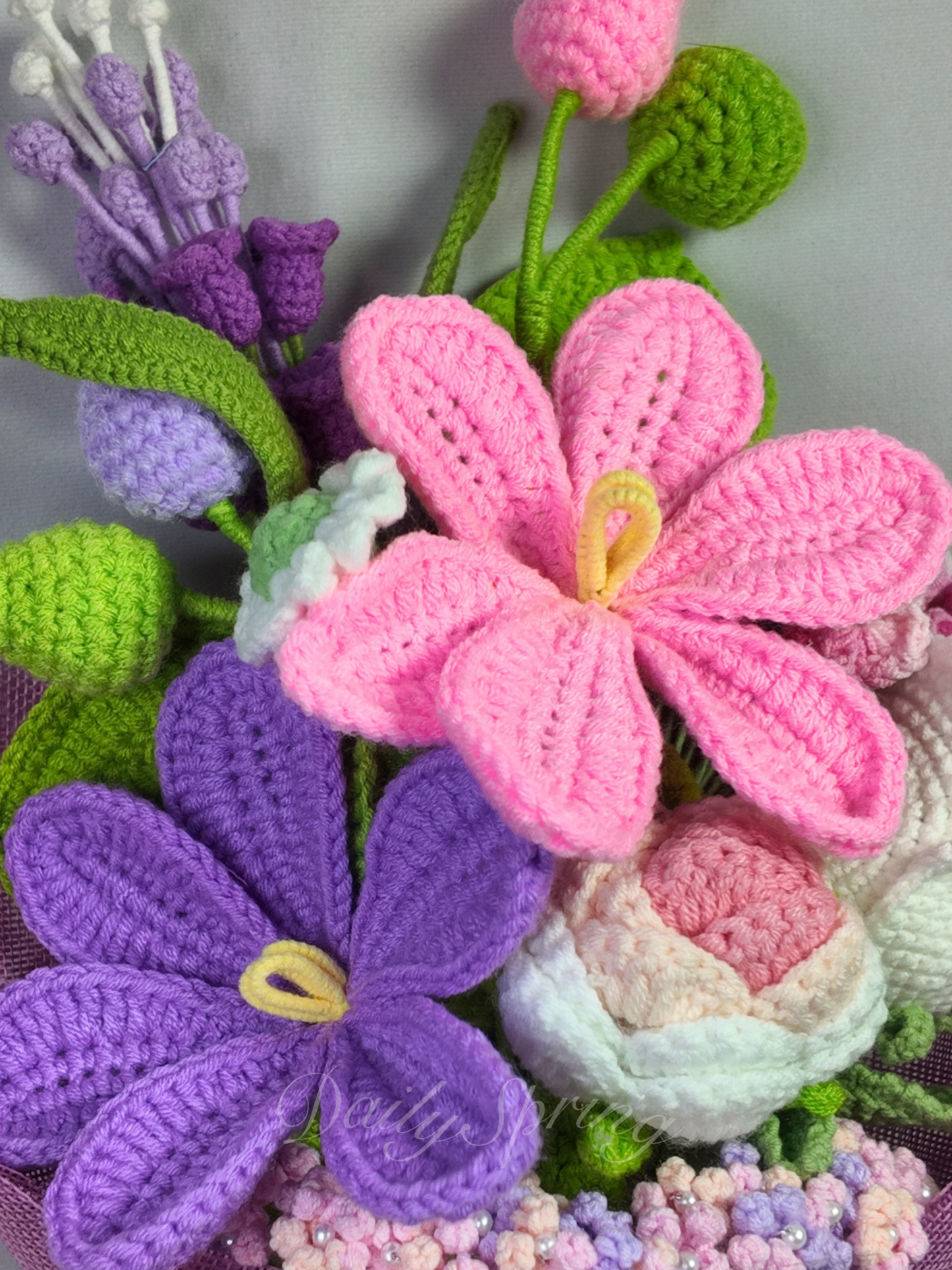 The Eternal Spring Bouquet - Pink and Purple