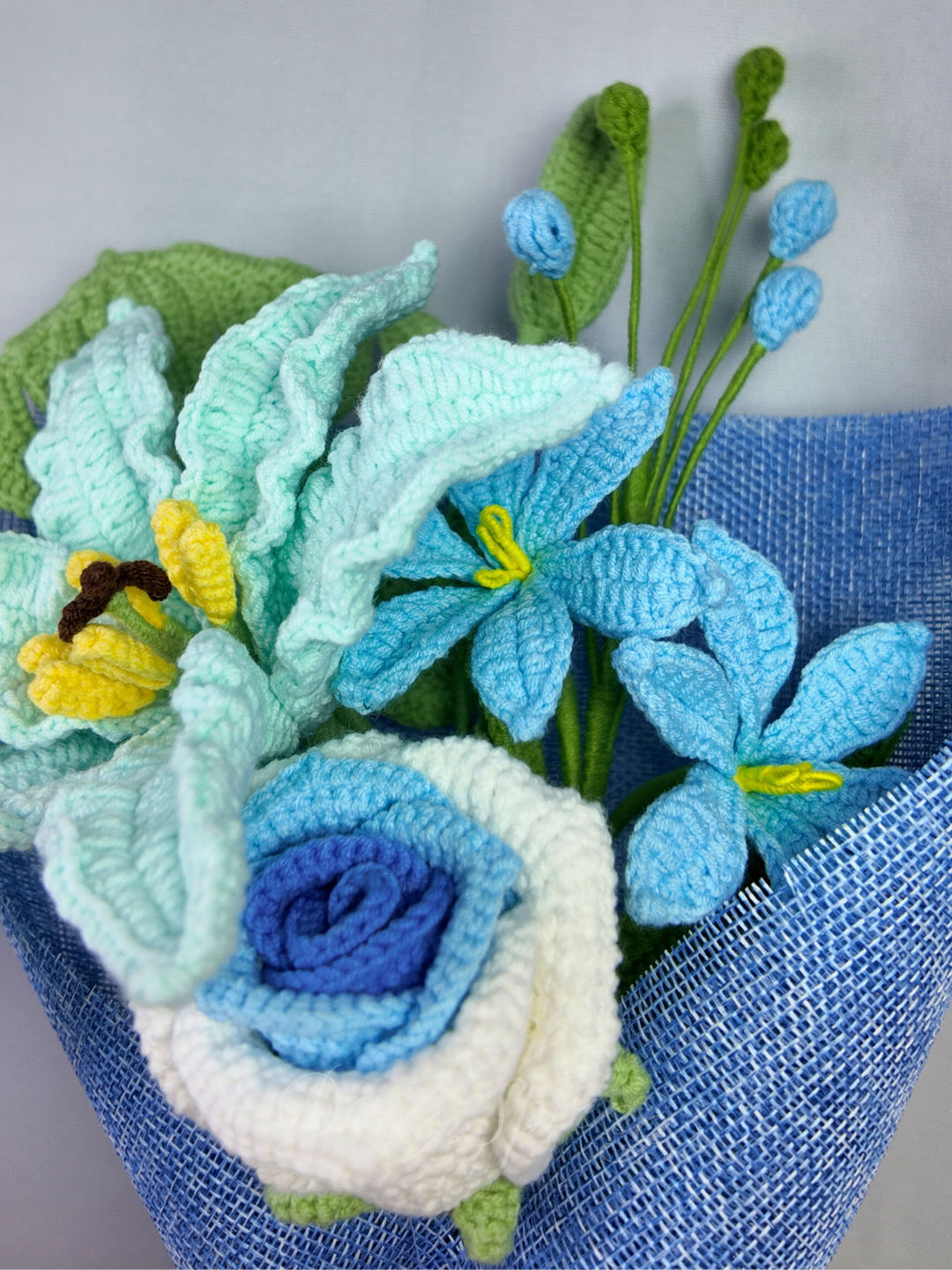 Mini Bloom Bouquet - Blue