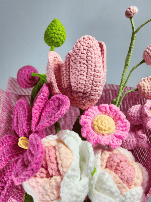 Spring Floral Bouquet - Pink