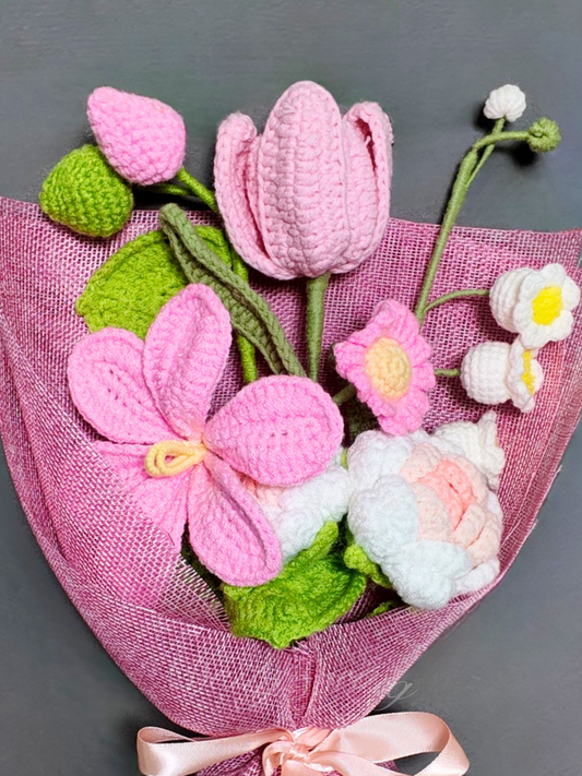 Spring Floral Bouquet - Pink