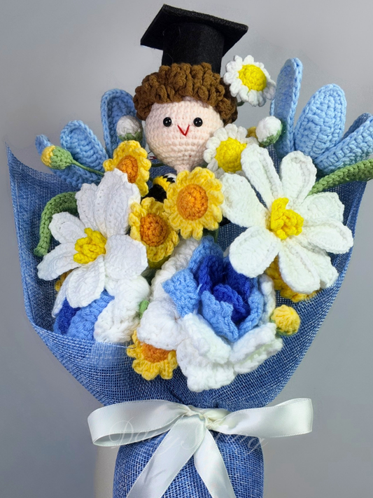 The Bright Path Bouquet - Blue