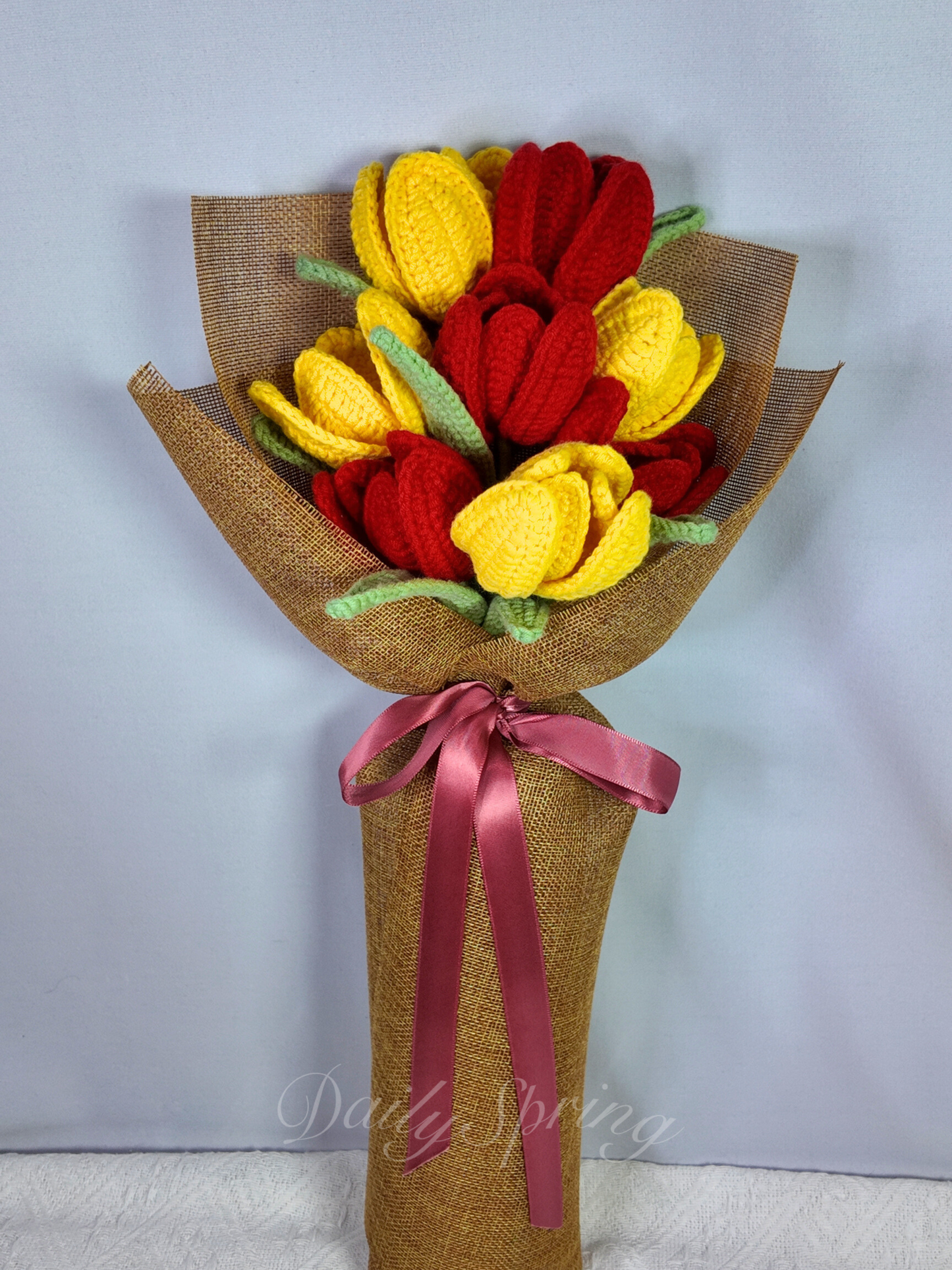 Tulips Bouquet - Red and Yellow