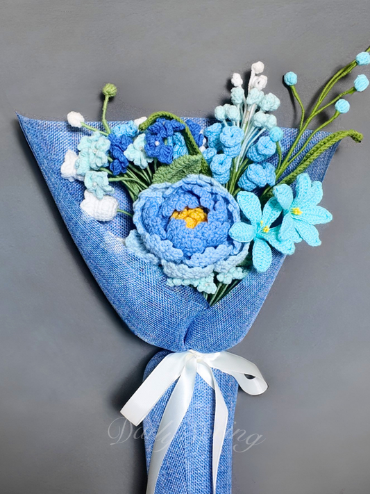 Botanical Garden Bouquet - Blue