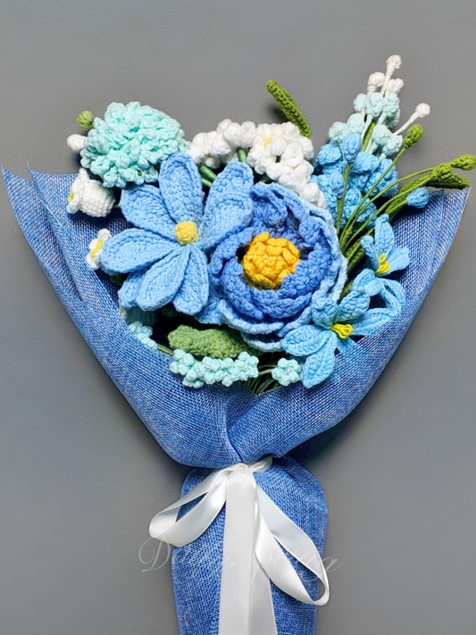 Botanical Garden Bouquet - Blue