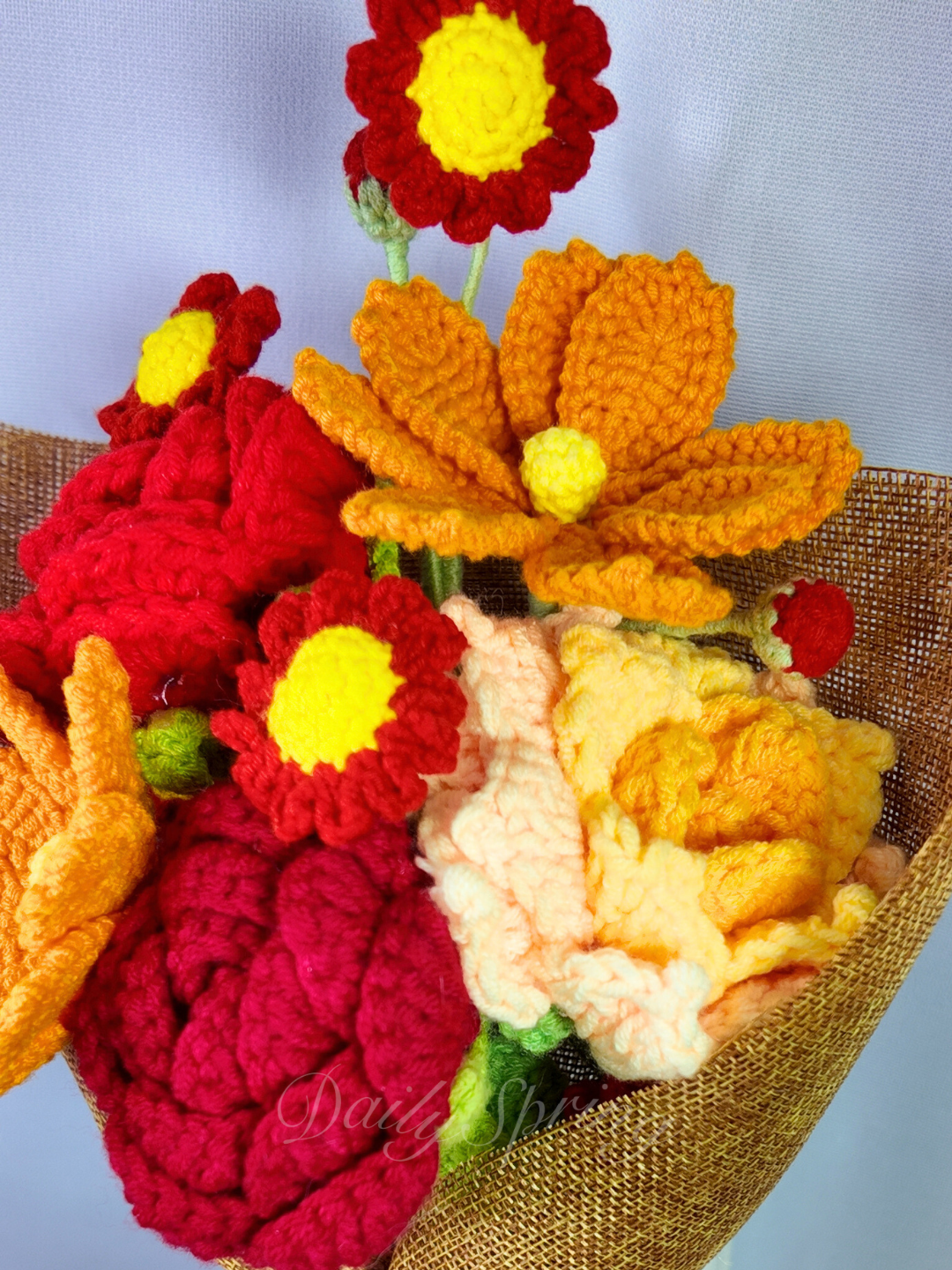 Dainty Petals Bouquet - Orange