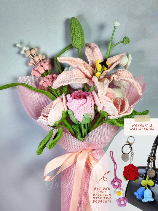 Elegant Floral Bouquet - Pink