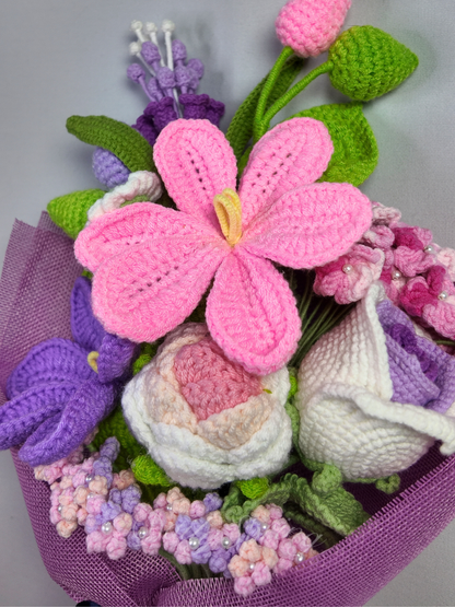 The Eternal Spring Bouquet - Pink and Purple