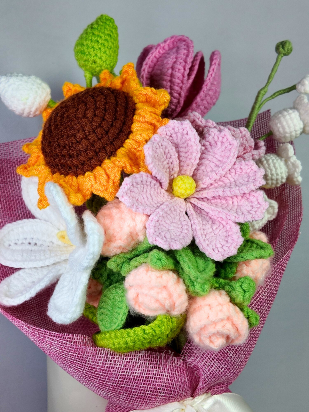 Flower Medley Bouquet - Pink [Pre-Order (4-6 Weeks)]