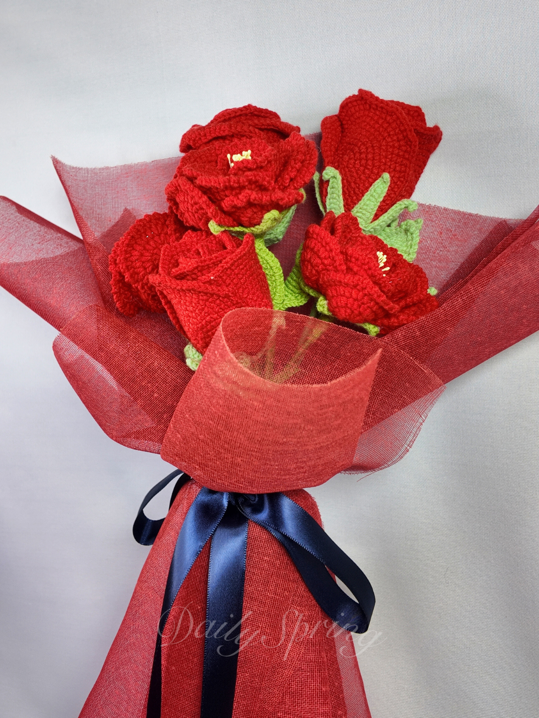 Half Dozen Rose Bouquet - Red