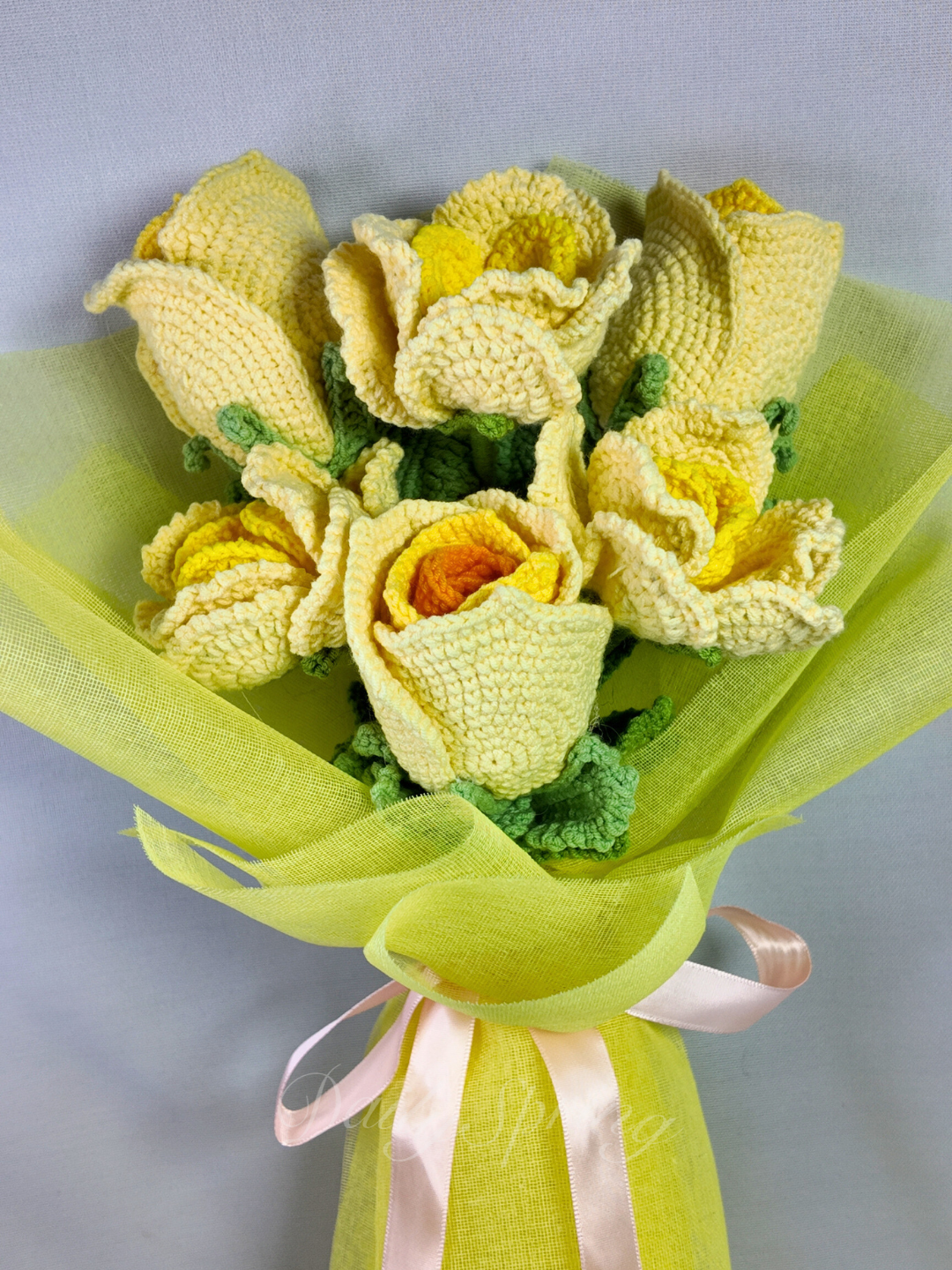 Half Dozen Rose Bouquet - Yellow