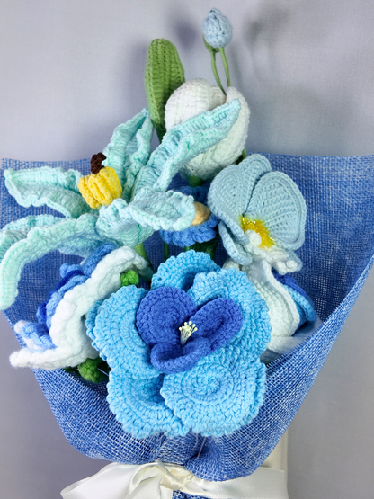 Joyful Blooms Bouquet - Blue