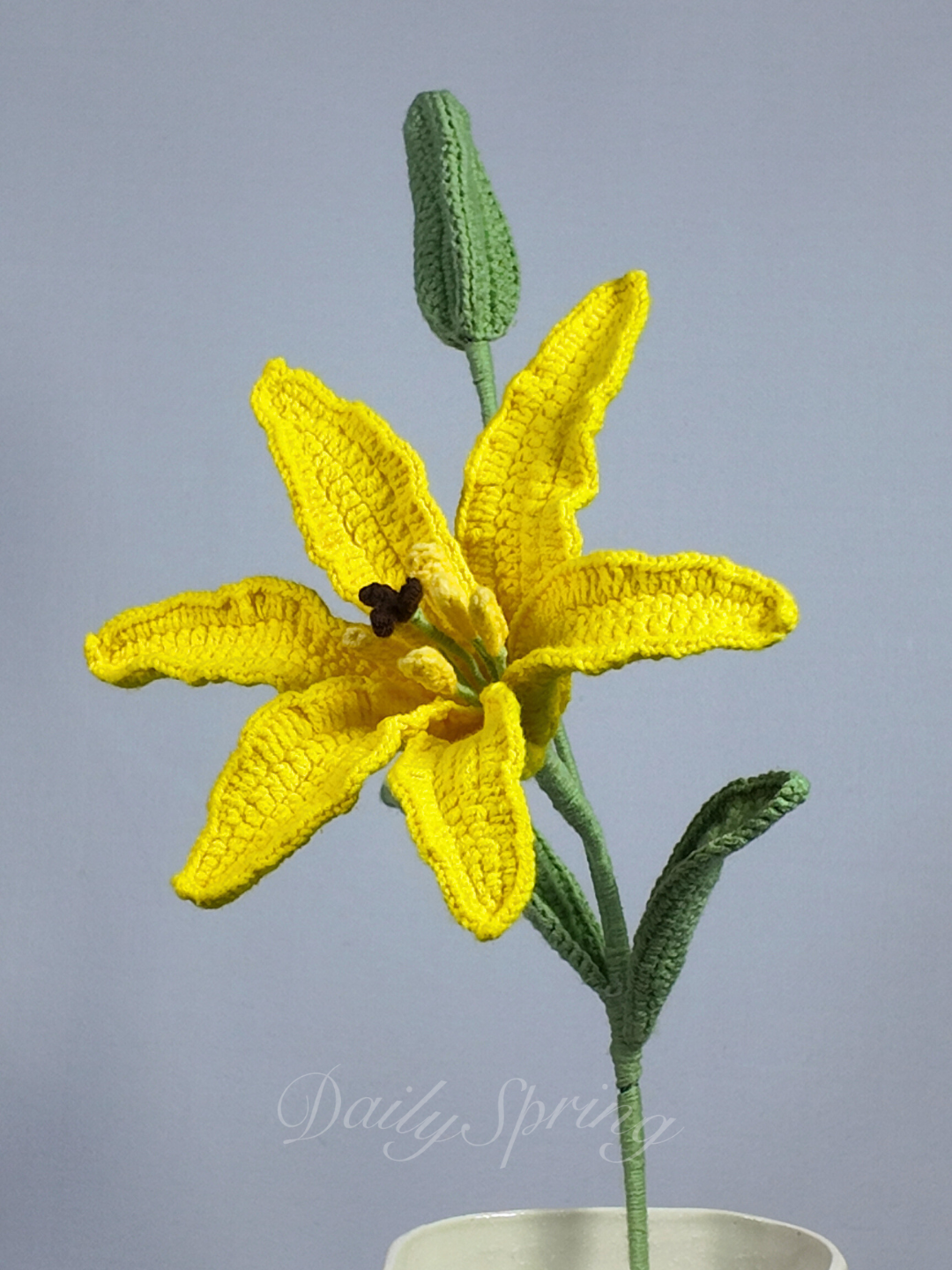 Lily with Bud