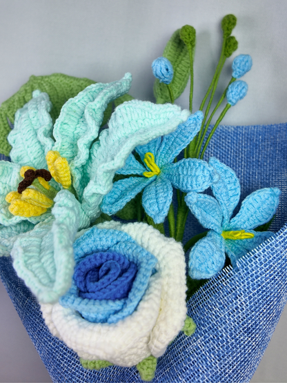 Mini Bloom Bouquet - Blue