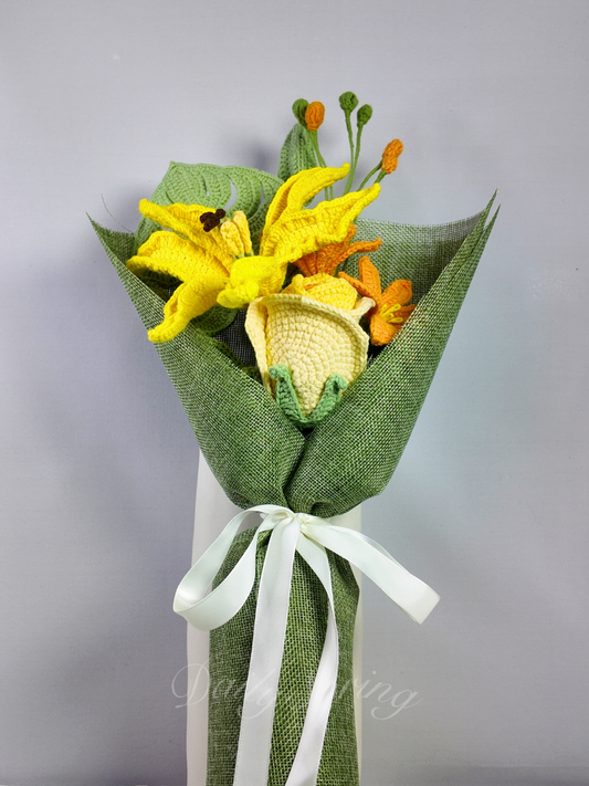 Mini Blooms Bouquet - Yellow