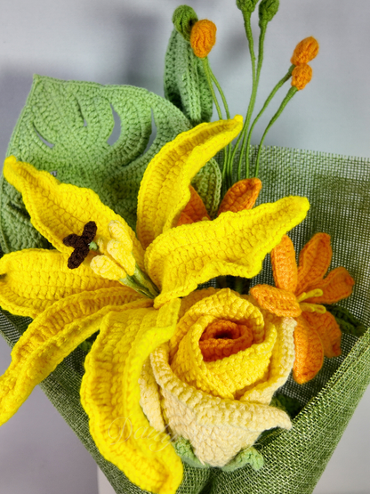 Mini Blooms Bouquet - Yellow