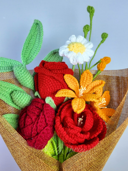 Petal Mix Bouquet - Red