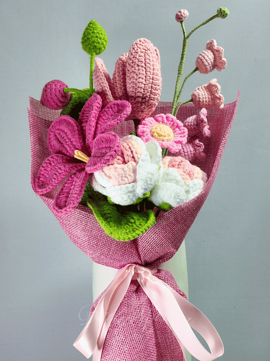 Spring Floral Bouquet - Pink