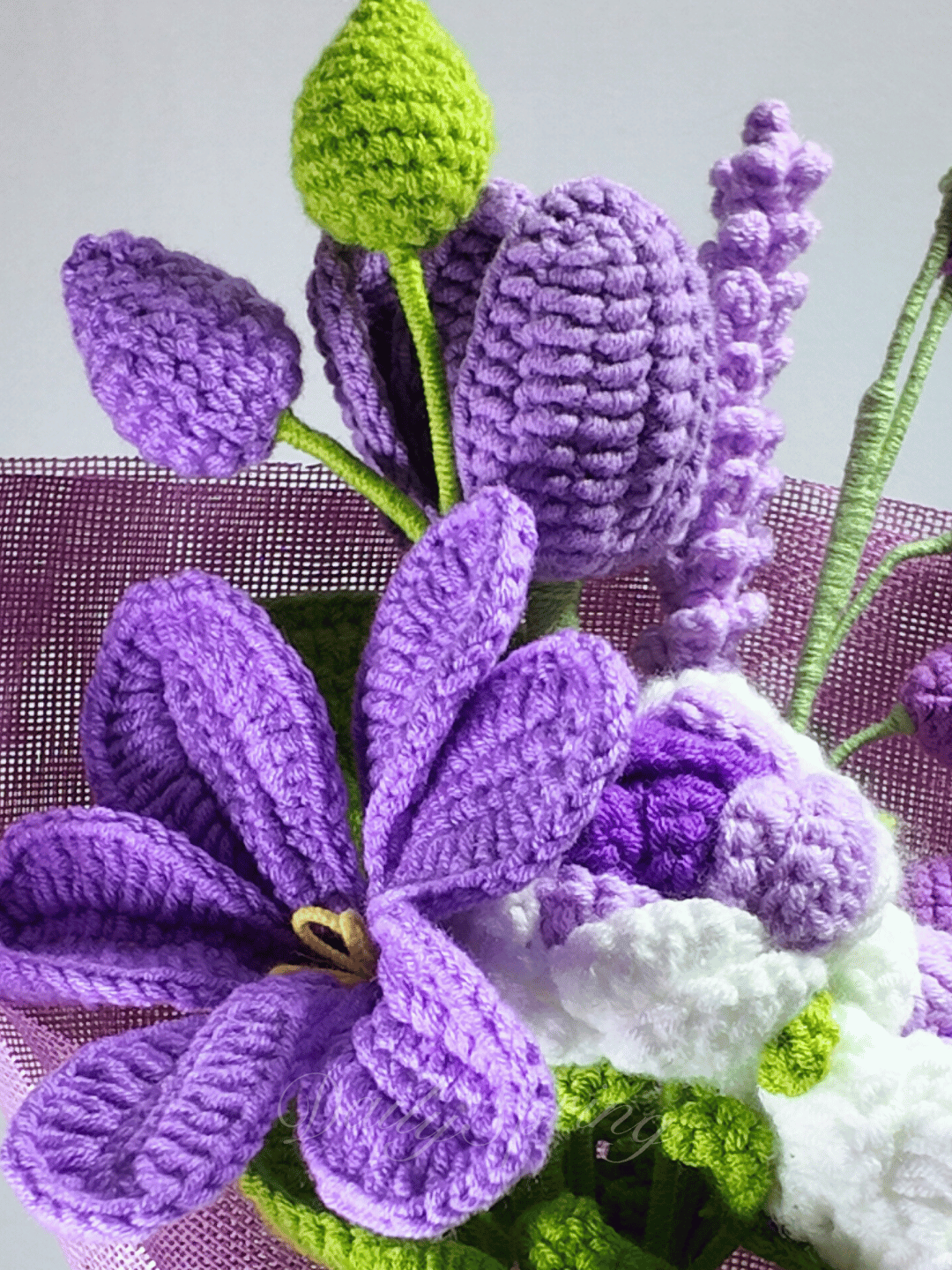 Spring Floral Bouquet - Purple