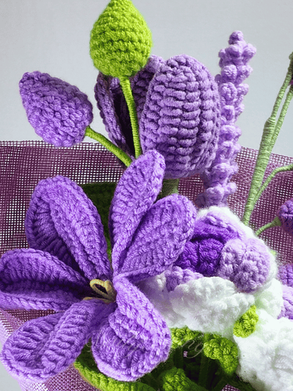 Spring Floral Bouquet - Purple