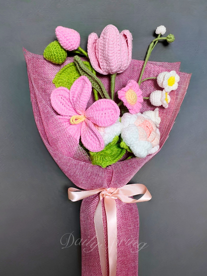 Spring Floral Bouquet - Pink
