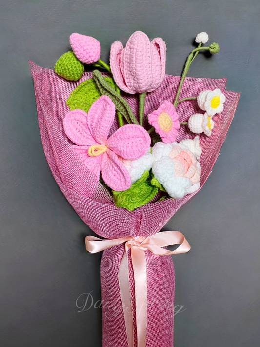 Spring Floral Bouquet - Pink
