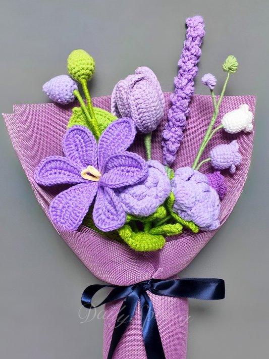 Spring Floral Bouquet - Purple