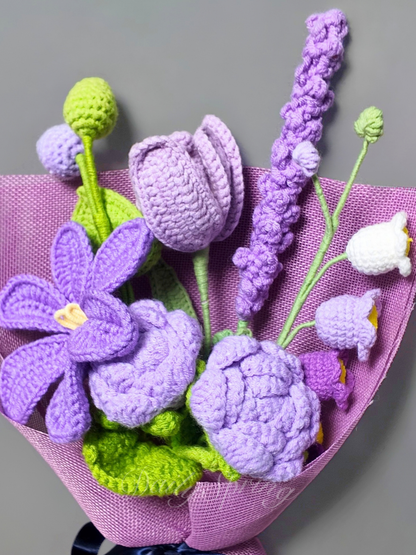 Spring Floral Bouquet - Purple