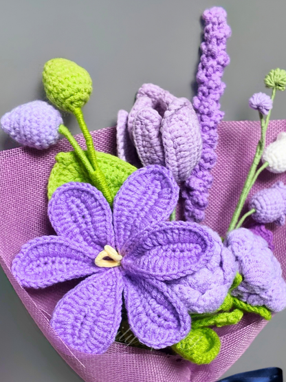 Spring Floral Bouquet - Purple