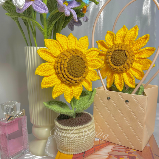 Sunflower Pot