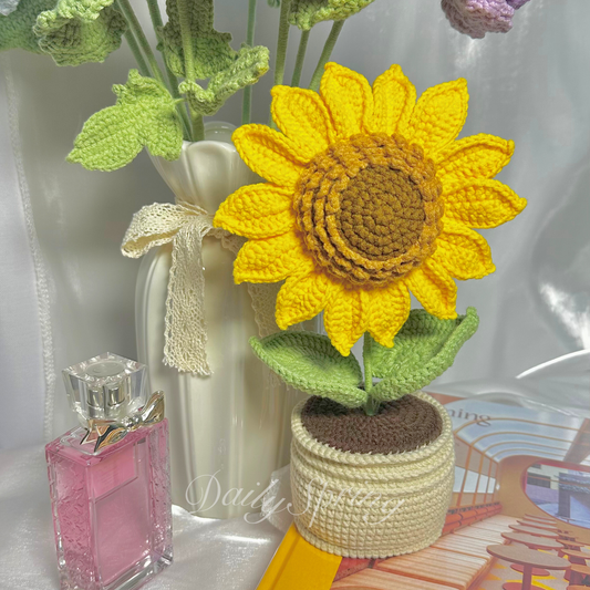 Sunflower Pot