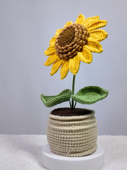 Sunflower Pot