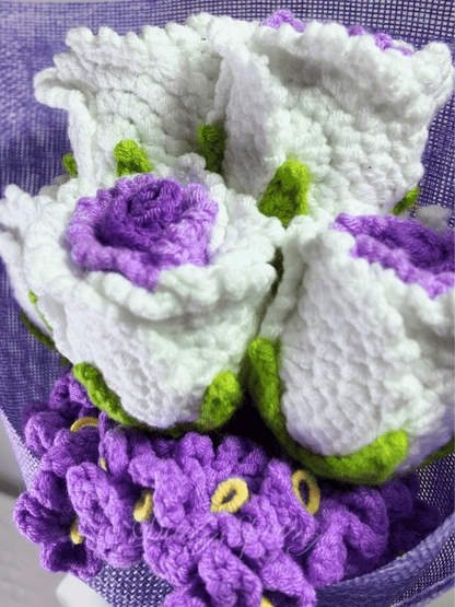 Sweetest Thoughts Rose Bouquet - Purple