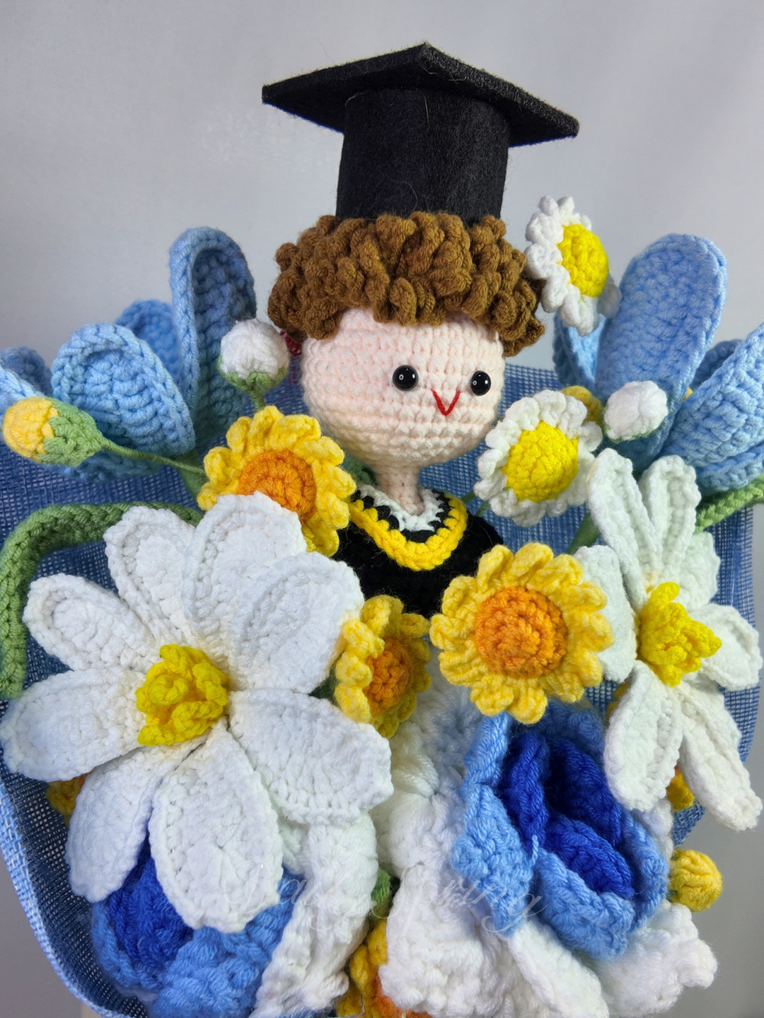 The Bright Path Bouquet - Blue