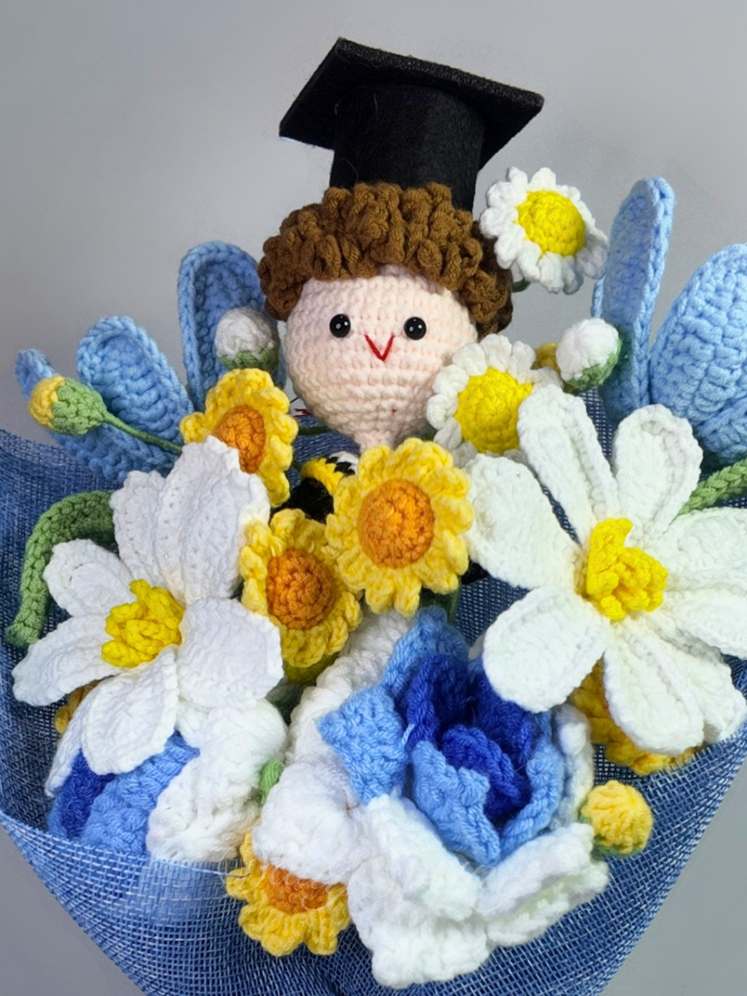 The Bright Path Bouquet - Blue