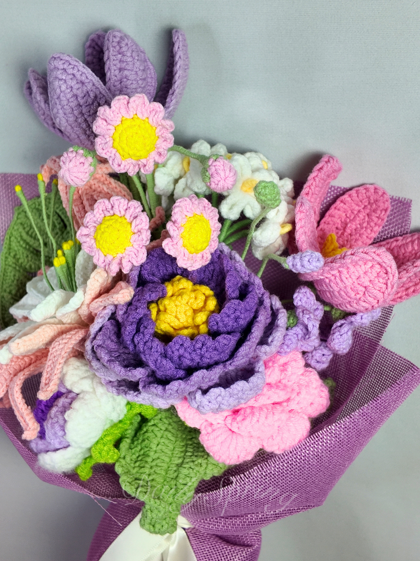 The Unseen Labour Bouquet - Pink and Purple