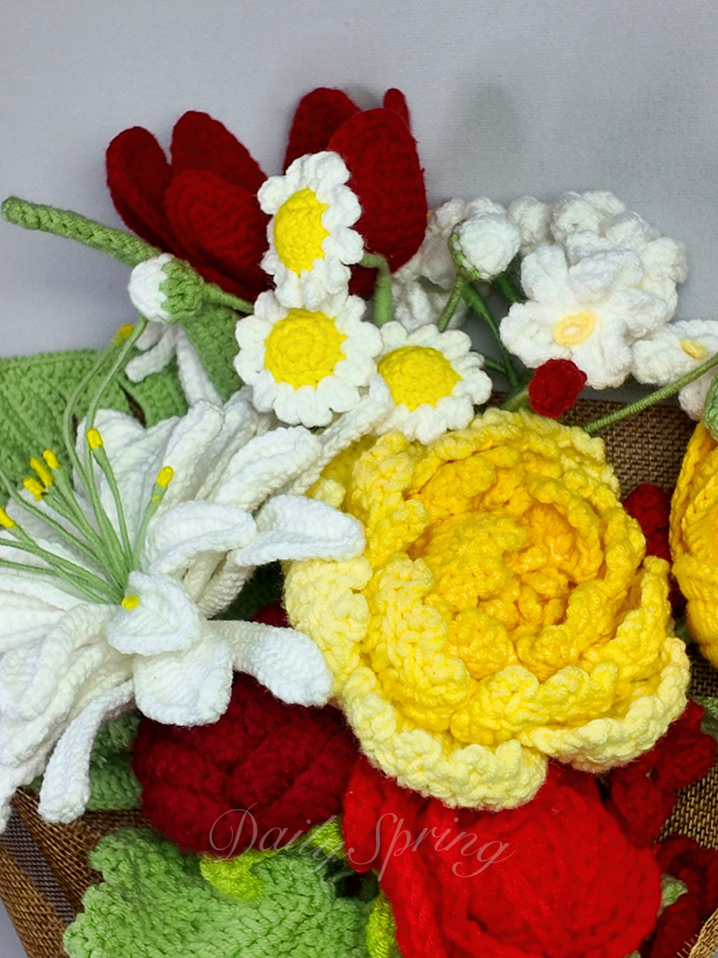 The Unseen Labour Bouquet - White, Yellow and Red