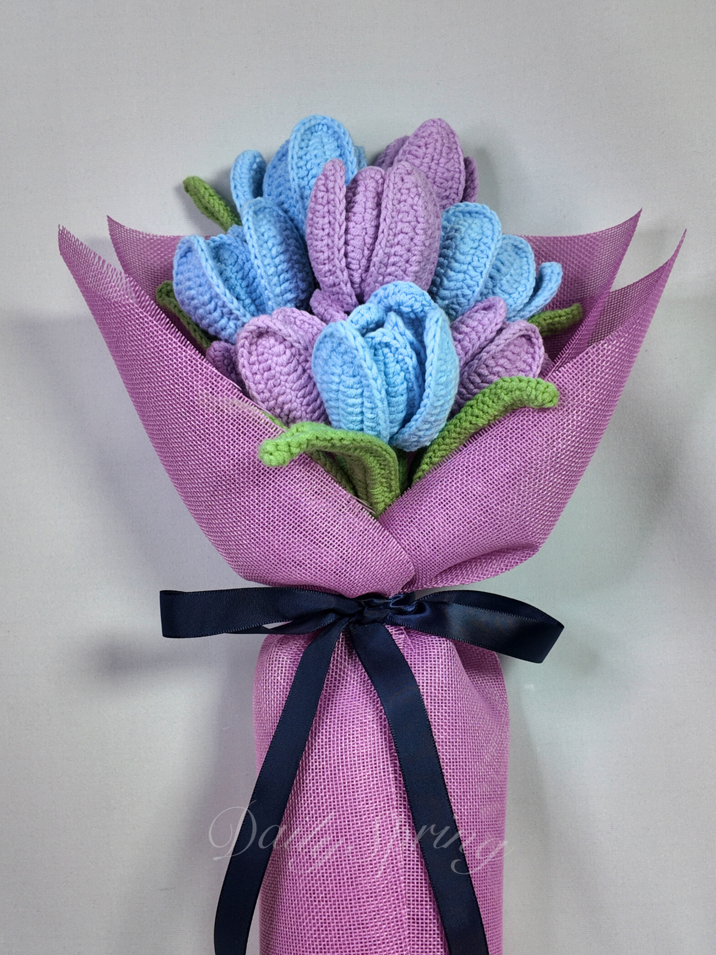Tulips Bouquet - Blue and Purple