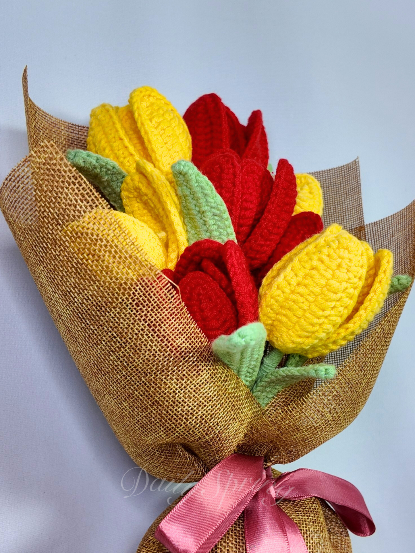 Tulips Bouquet - Red and Yellow