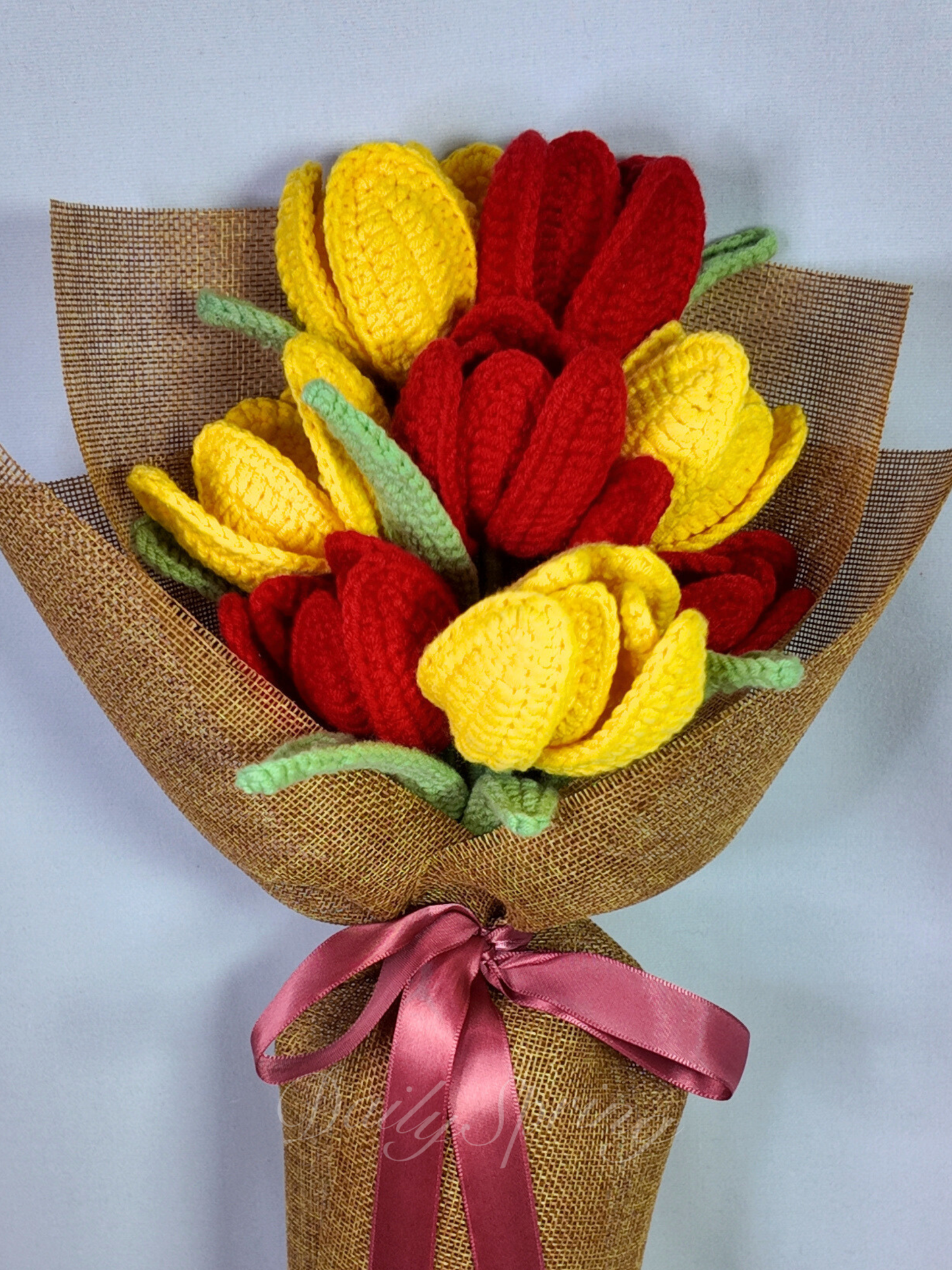 Tulips Bouquet - Red and Yellow